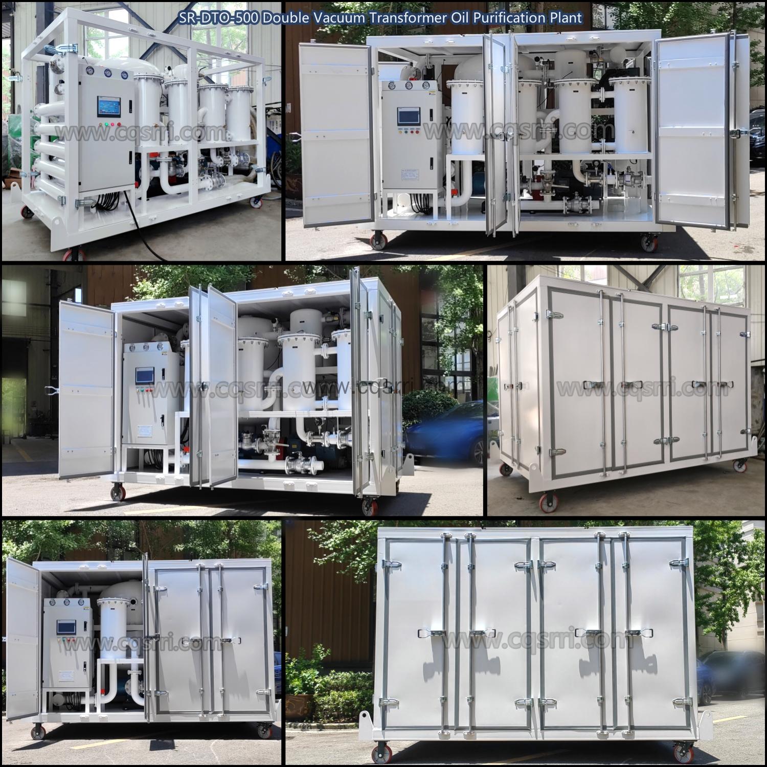 SR-DTO Double Vacuum Transformer Oil Purifier