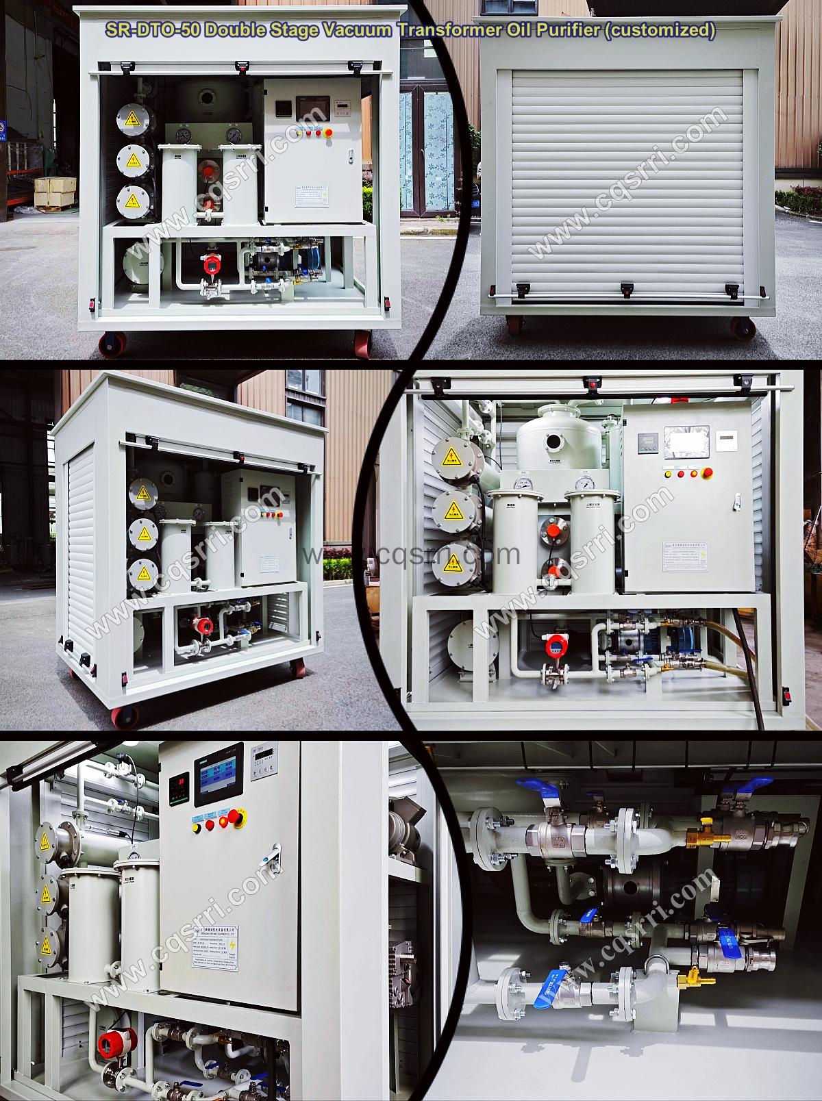SR-DTO Double Vacuum Transformer Oil Purifier